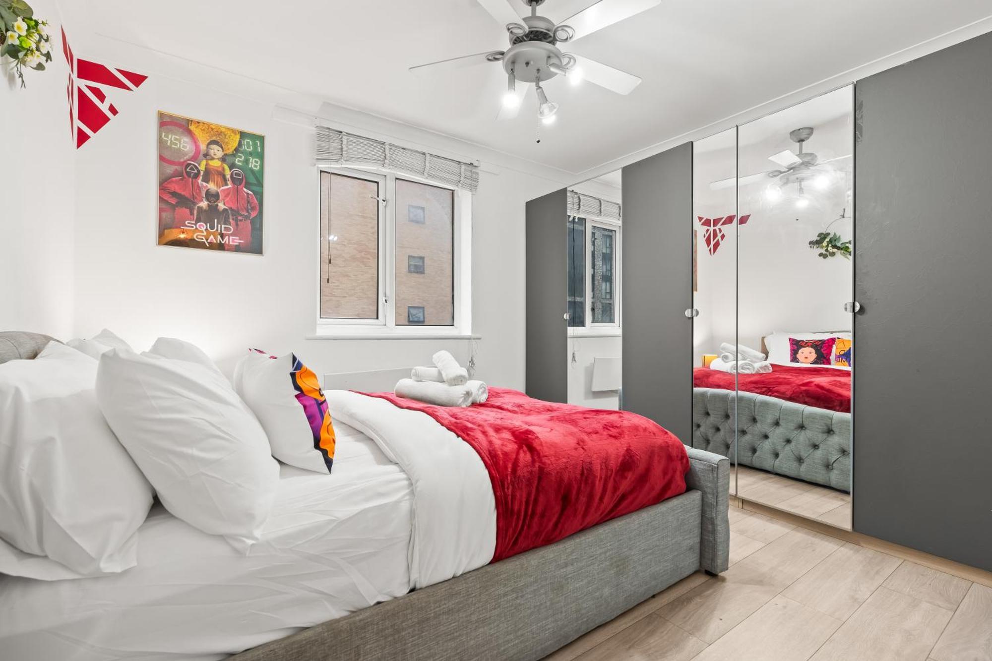 Cosy 3Bed- Sleeps 6 - 02 Arena Canary Wharf Station- Perfect For Contractors, Families And Groups London