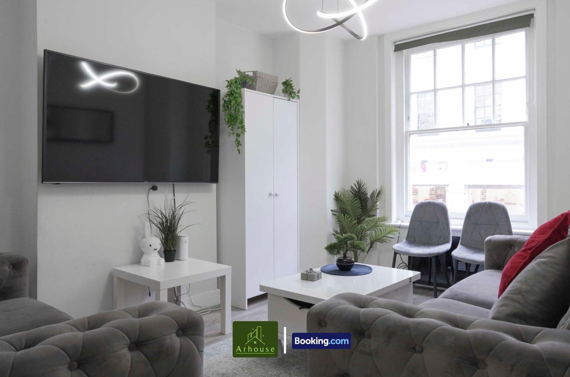 2 Bedroom By Arhouse Short Lets & Serviced Oxford St With Free Wifi Londen