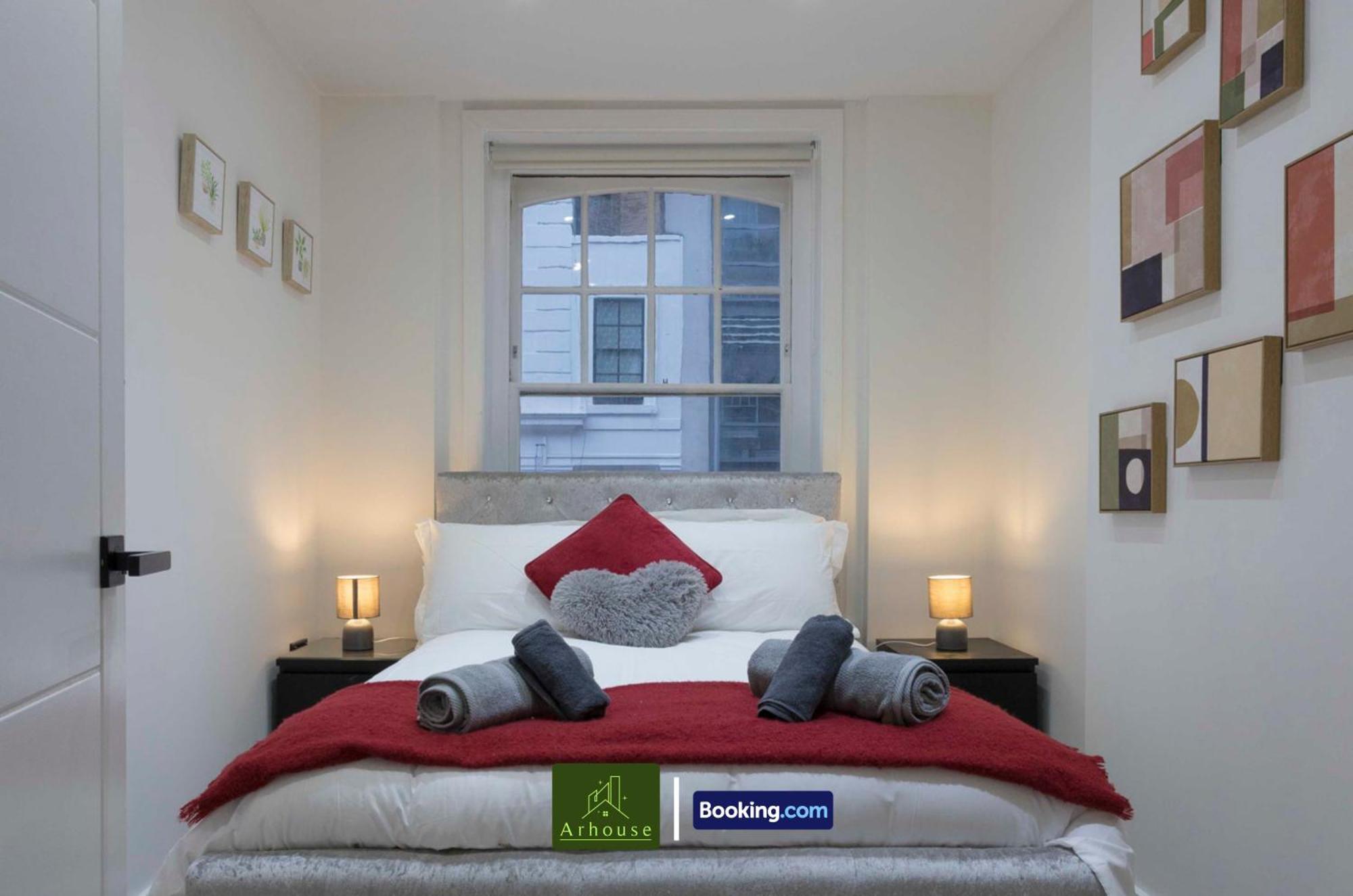 2 Bedroom By Arhouse Short Lets & Serviced Oxford St With Free Wifi Appartement *