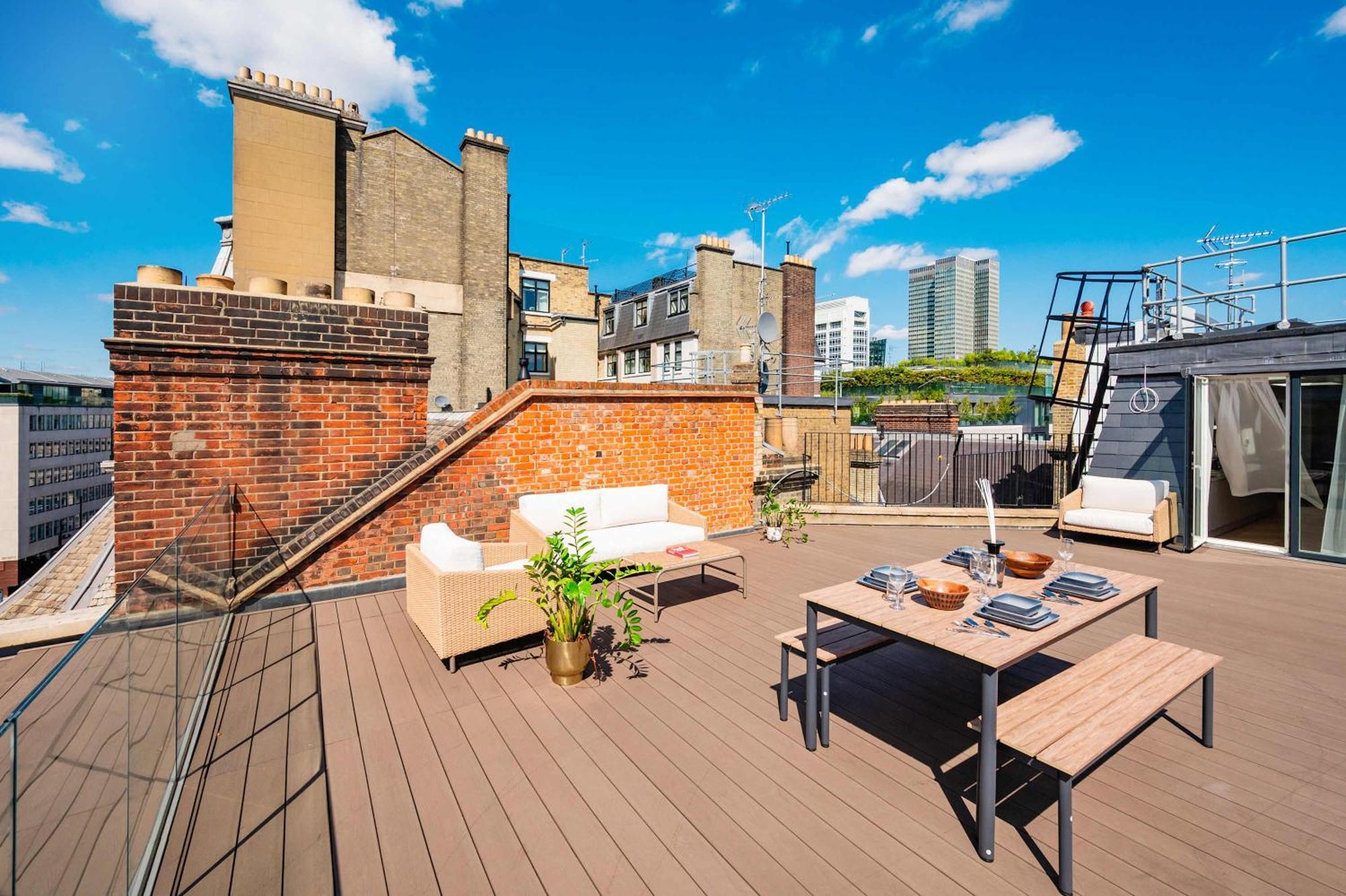 Apartamento Fitzrovias 3 Bedroom 4 Bathroom Penthouse With Terrace Aircooling And Lift
