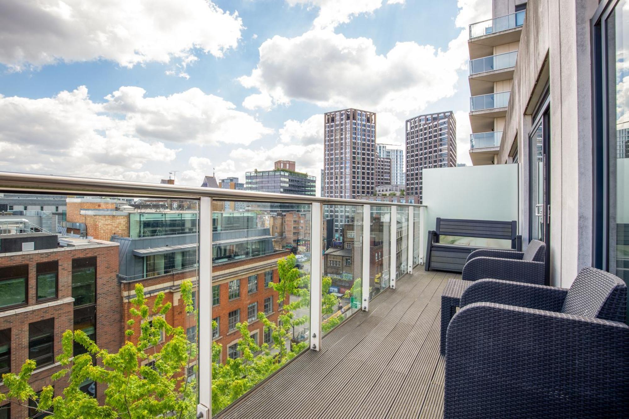 Appartement Londwell, Spitalfields & Brick Lane Luxury Balcony Penthouse *