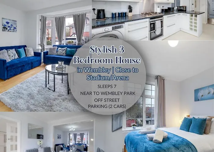 Stylish 3Br House Close To Wembley Stadium And Arena