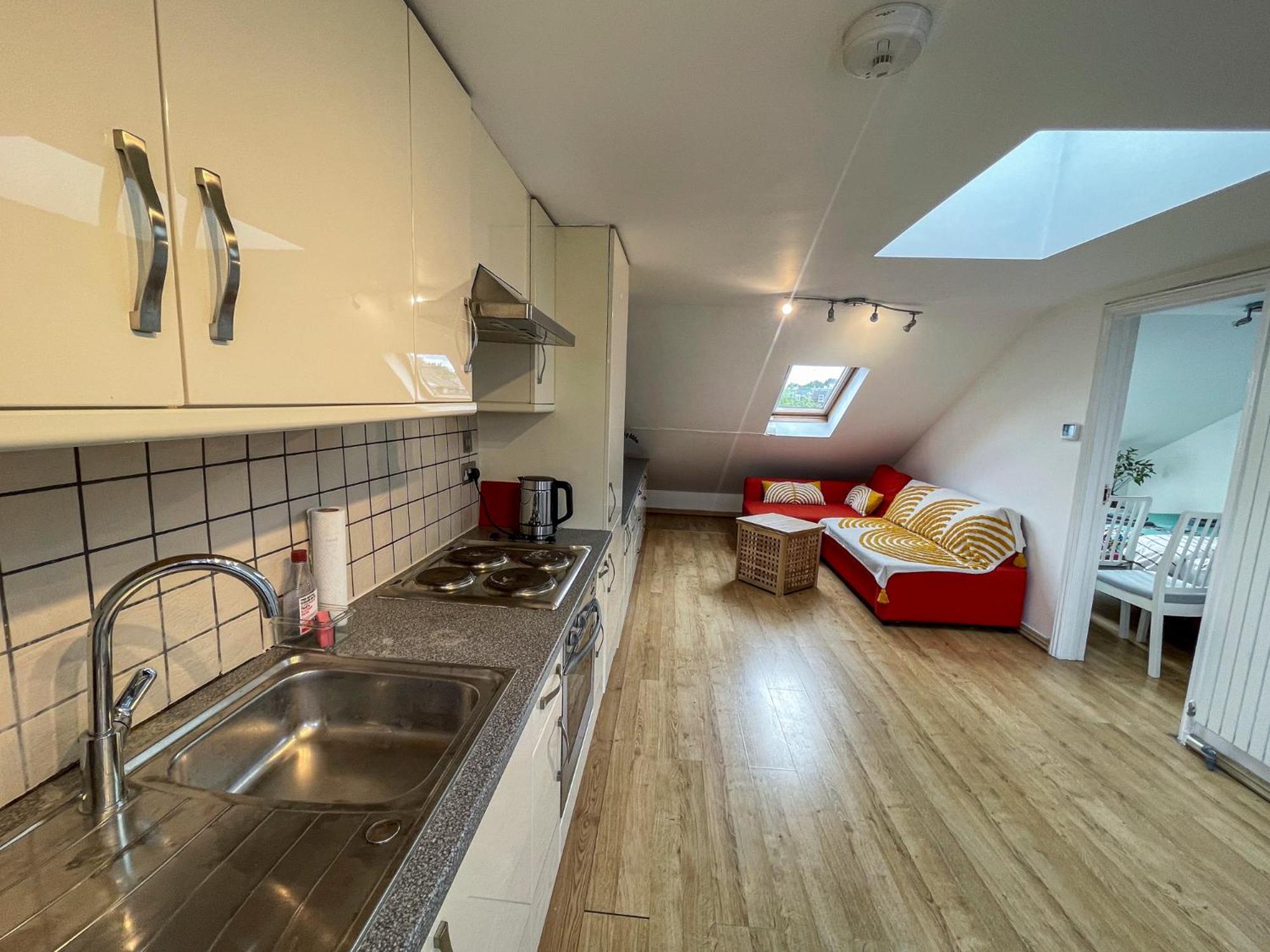 1 Bed Attic Flat With Easy Reach To Centre Apartment London