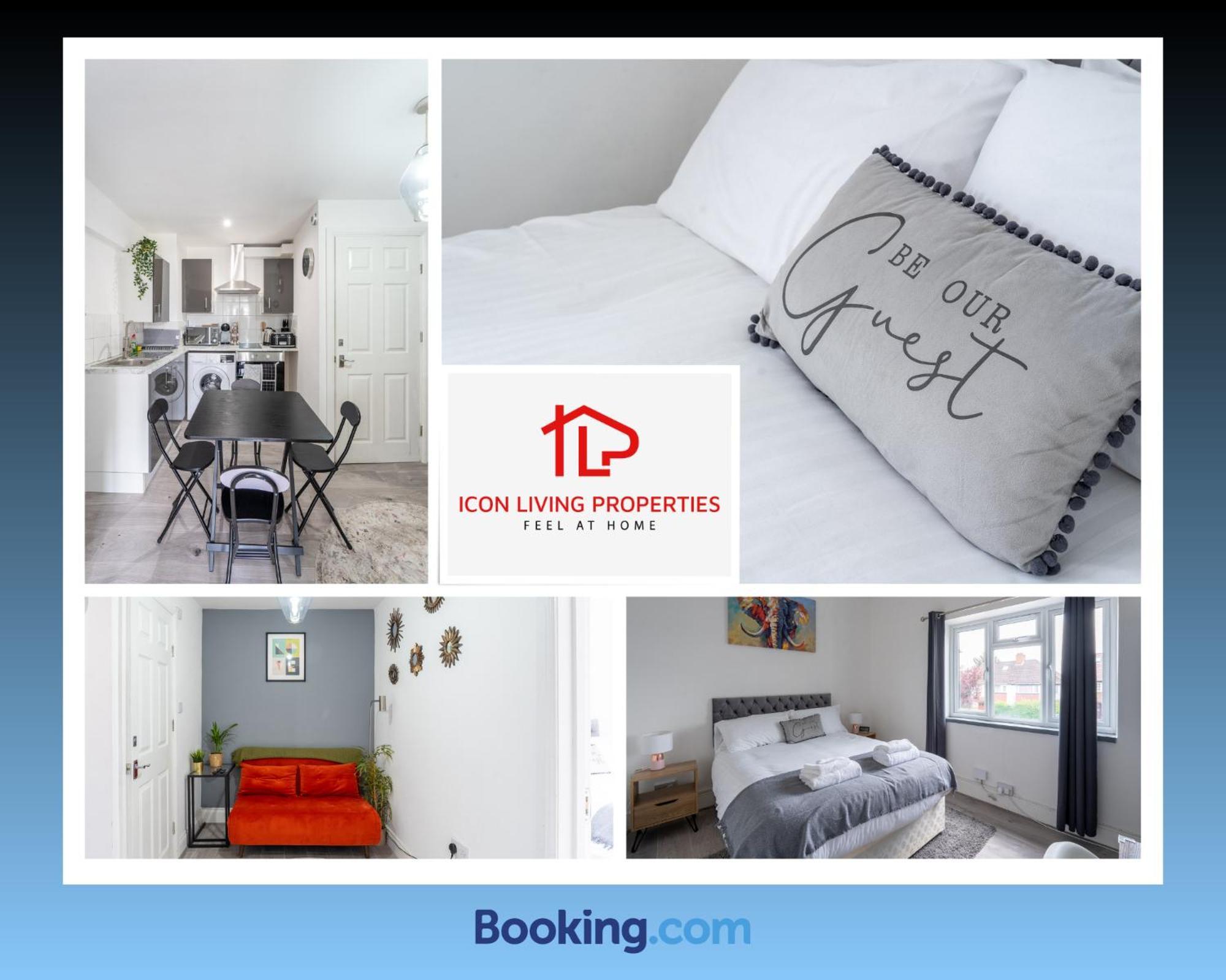 1 Bedroom Arch-view 2 By Icon Living Short Lets & Serviced With Free Parking Apartment *