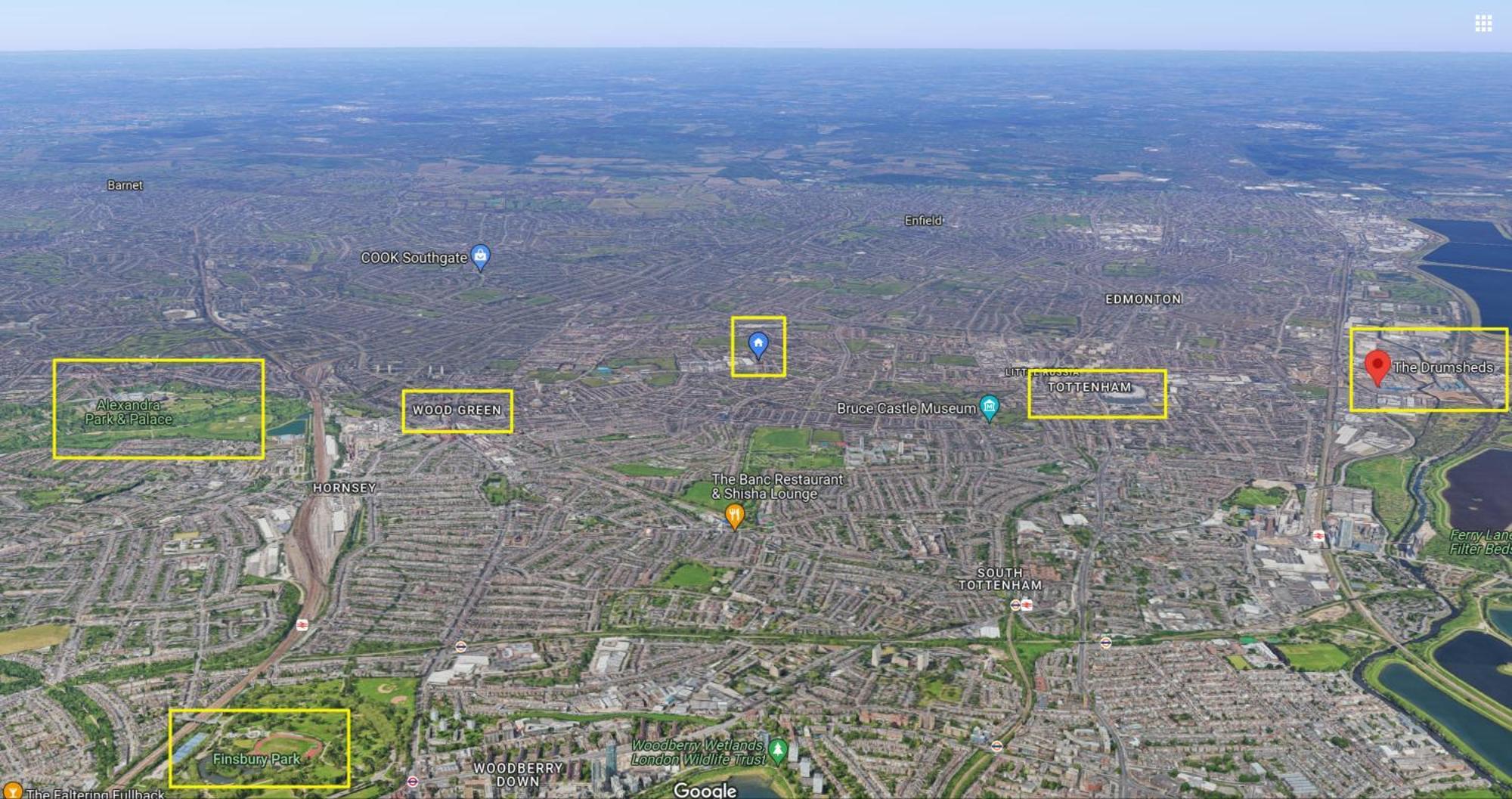 Sunny Luxury Skyline Flat Near Alexandra Palace, Tottenham Stadium & Drumsheds * Londen