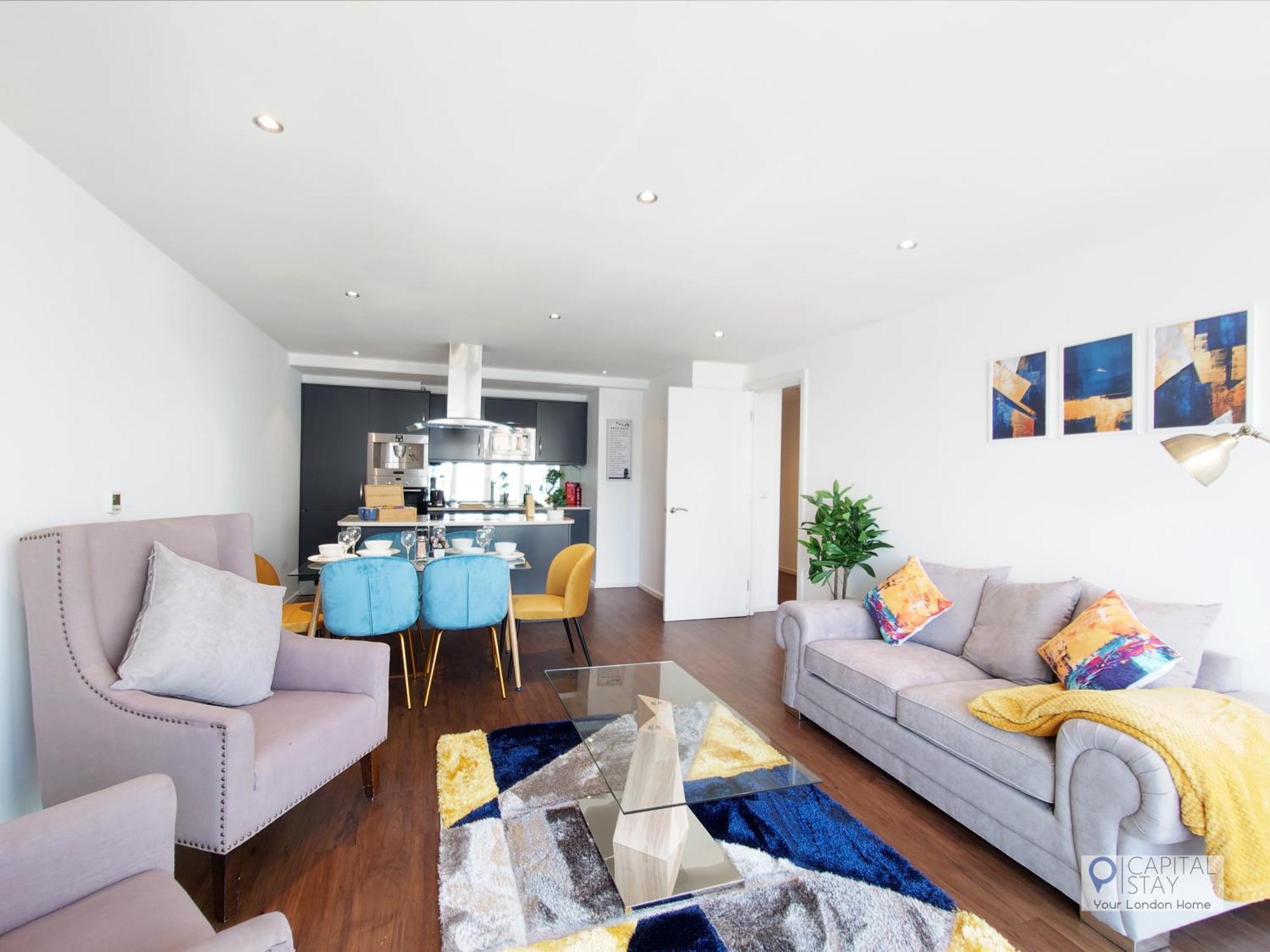 Deluxe Two Bed By Excel & O2 Apartment