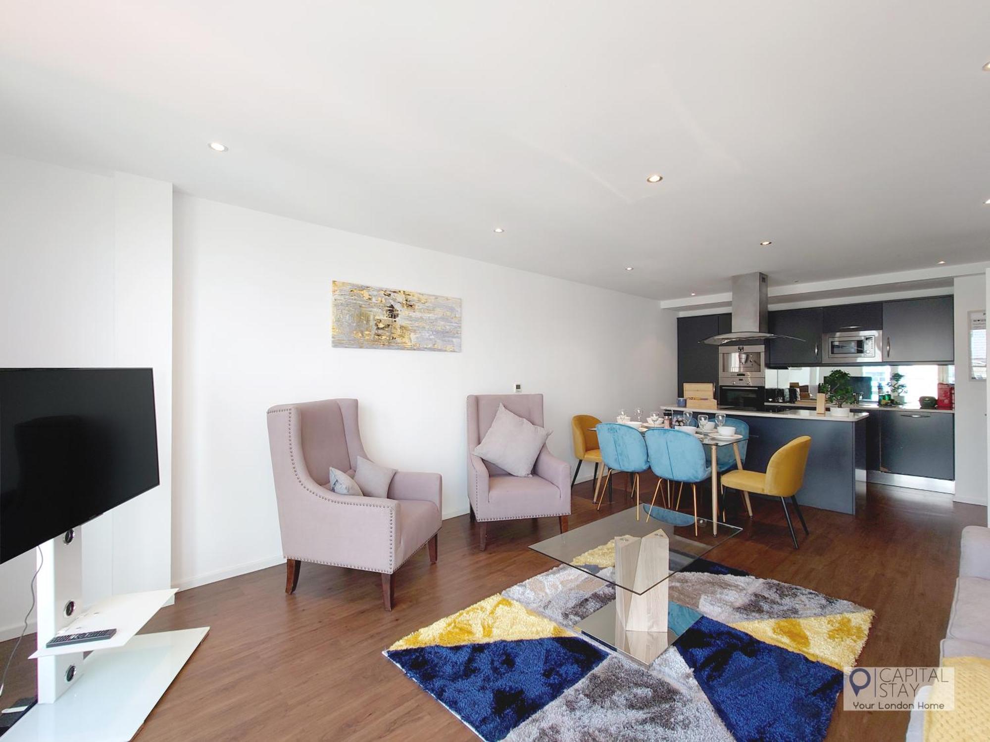 Deluxe Two Bed By Excel & O2 Apartment *