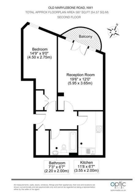 1 Bed - Marylebone - 18bhs * Londen