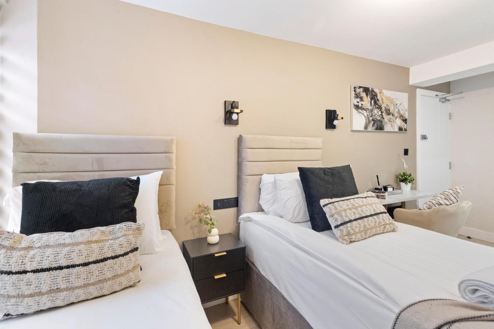 Urban Duo Escape: Trendy With Twin Beds Apartamento Londres