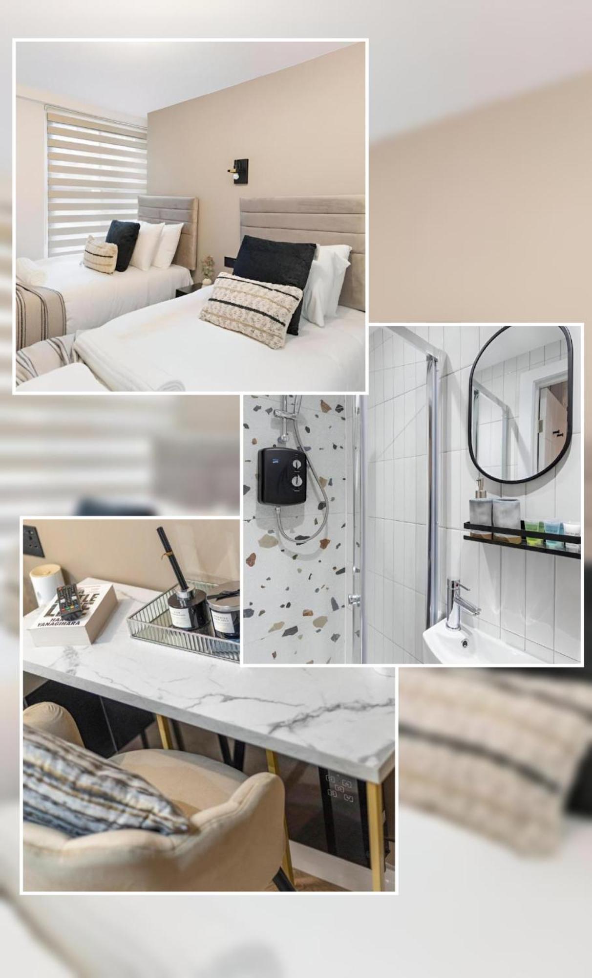 Urban Duo Escape: Trendy With Twin Beds Apartamento *