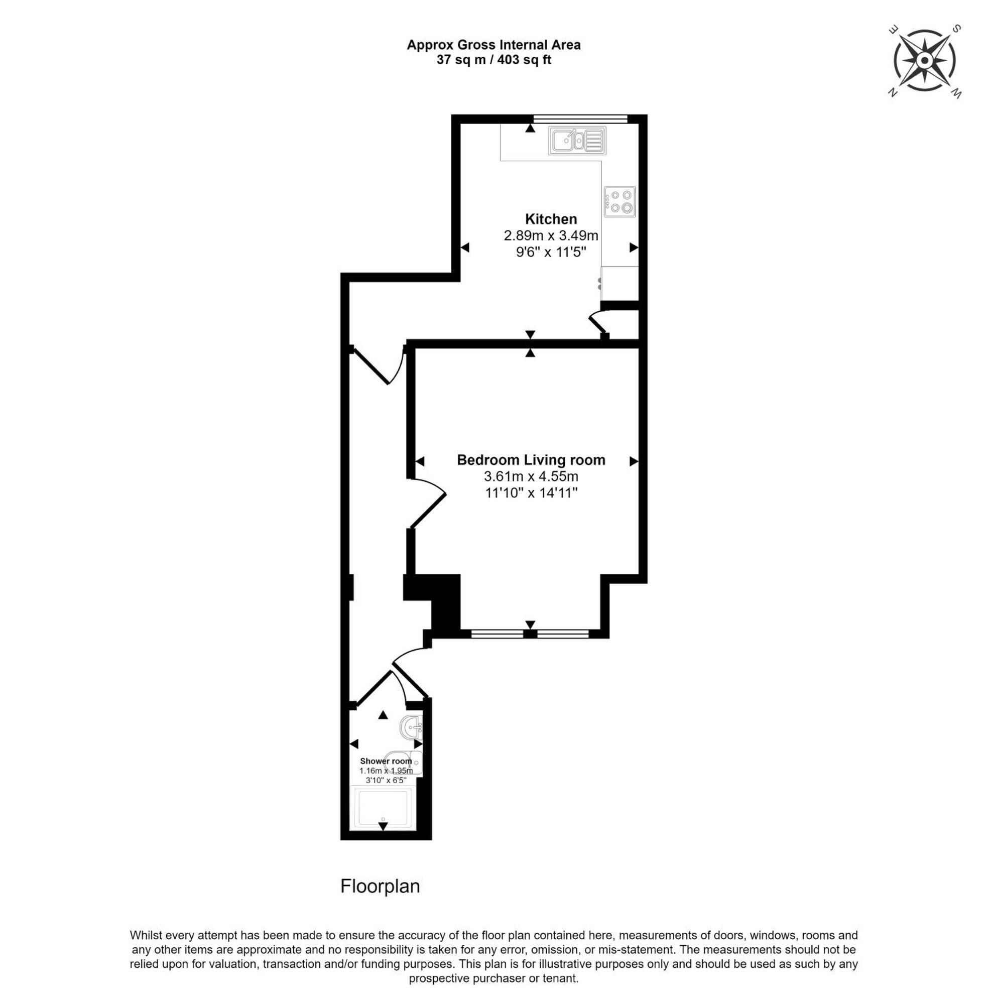1 Bed Flat In East Dulwich Londres