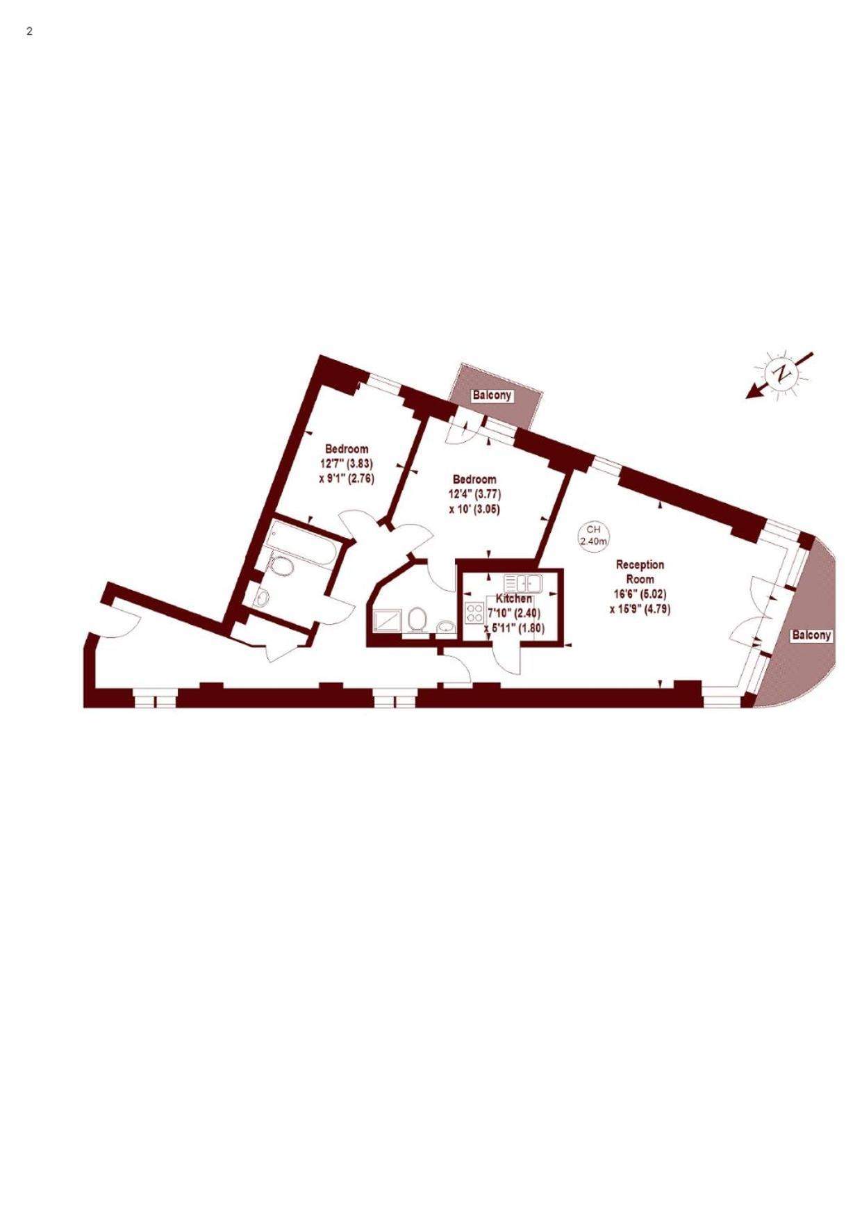 Appartement Experience Chiswick In Comfort 2Bd Flat With Ac And Modern Design *