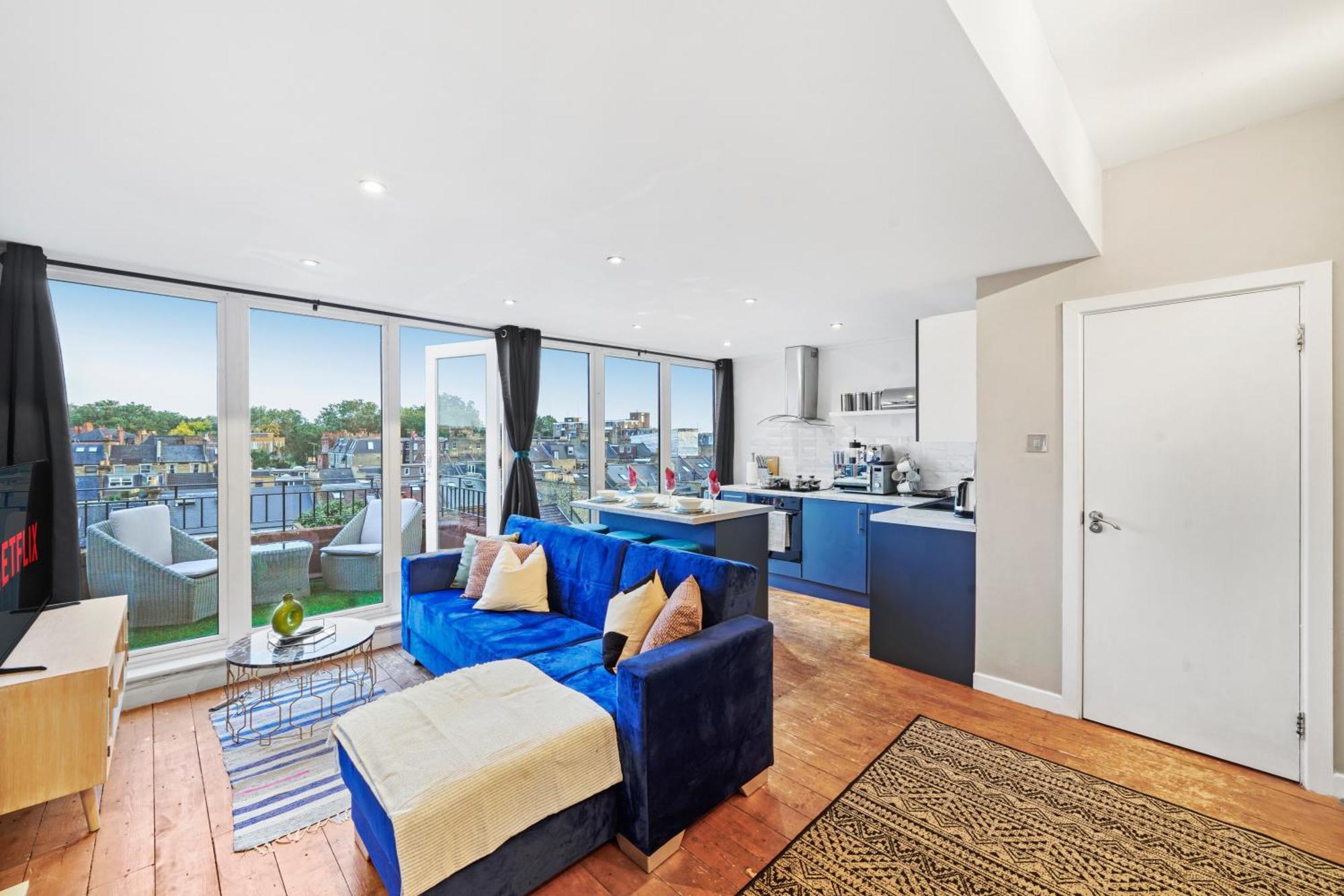 Beautiful Flat In Fulham - Great Views!- Sleeps 6 * London