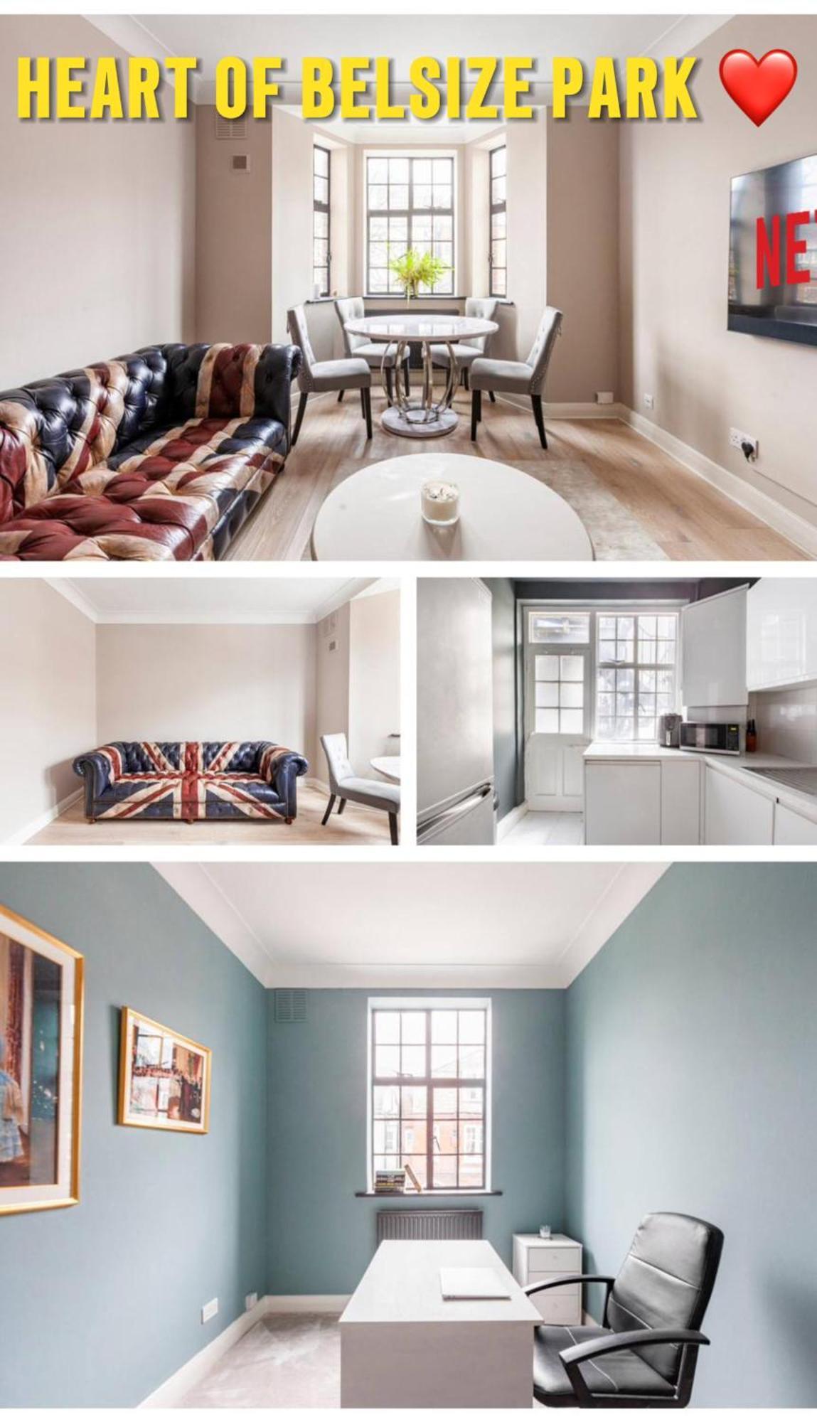 Stylish 3-bedroom Flat In Belsize Park Perfect For Families Business Trips! *