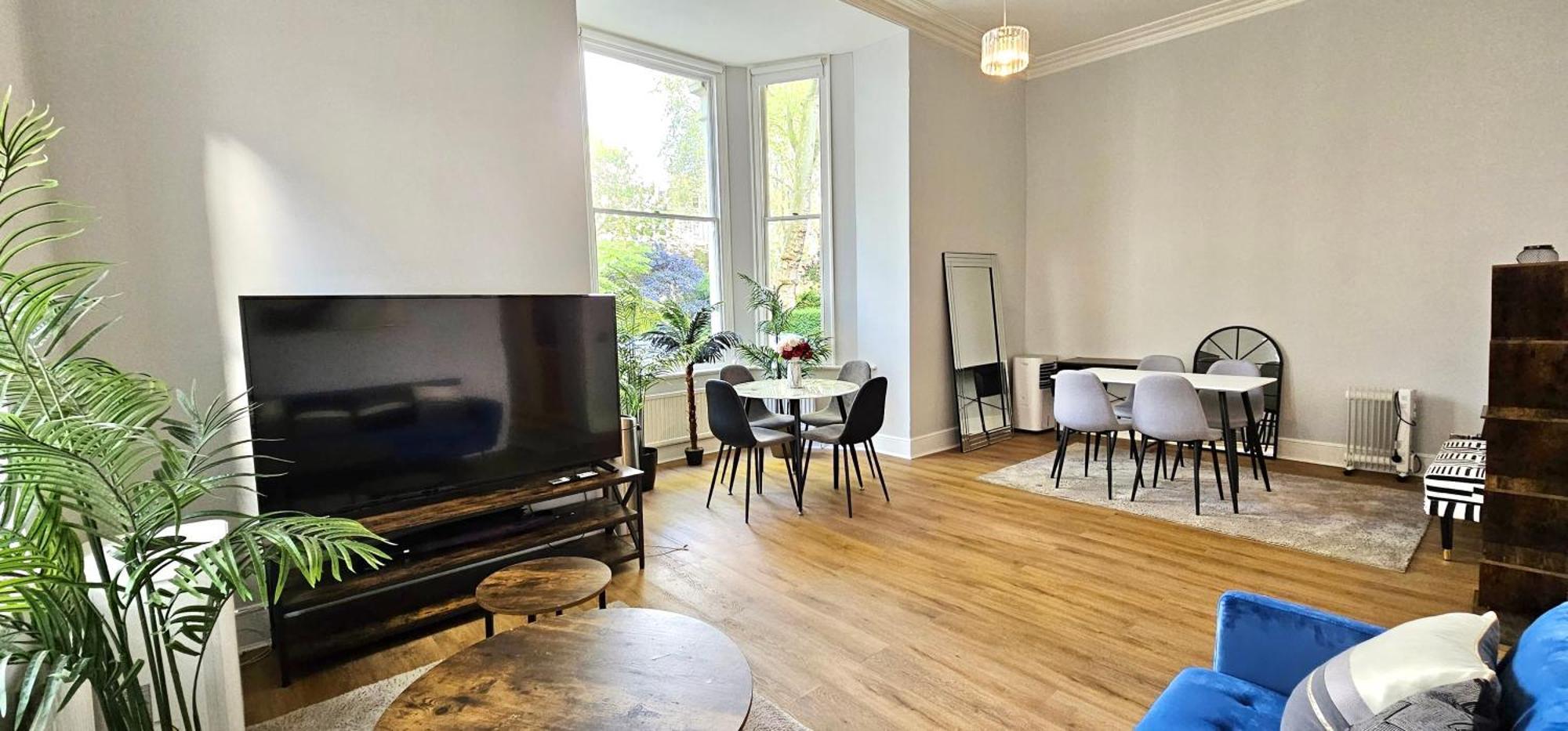 Apartment Kensington 2Bed Stucco Bright Large High Ceilings - Luxurylondonstays